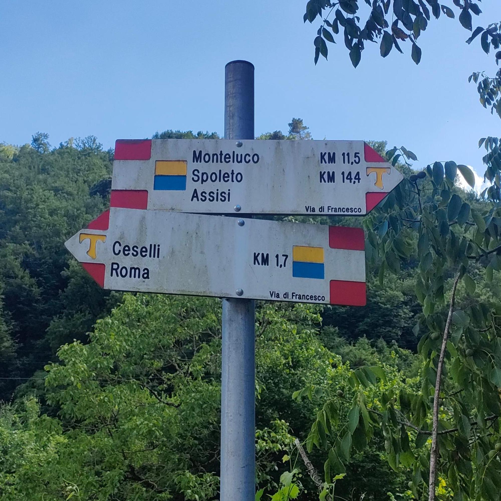 Appartamento Umbria Valnerina , Il Tartuffo, Near Spoleto Scheggino Esterno foto
