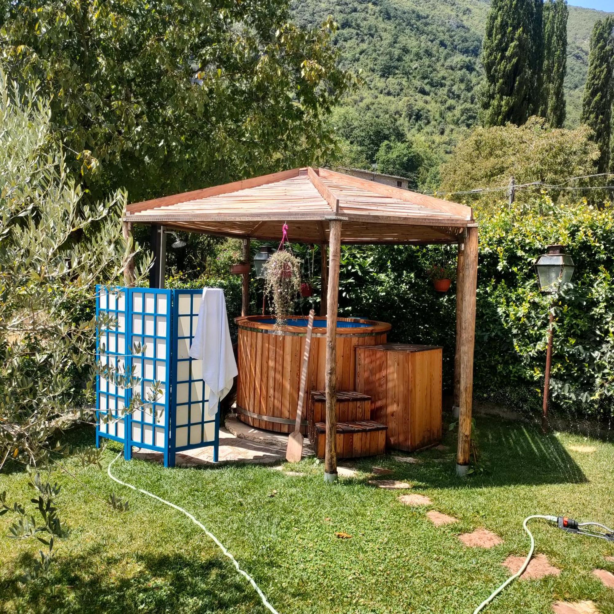 Appartamento Umbria Valnerina , Il Tartuffo, Near Spoleto Scheggino Esterno foto